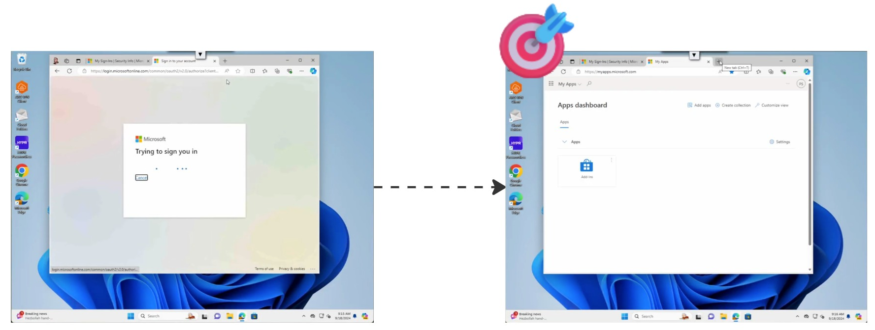 Seamless SSO to Entra
